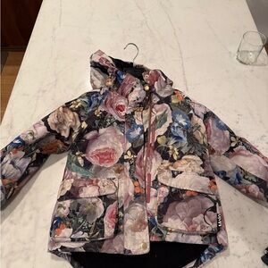 Molo Multicolor Floral Ski Jacket